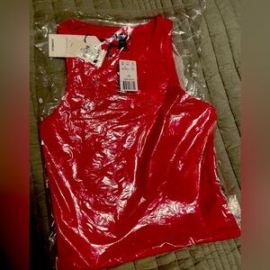 express hot pink compression tank top